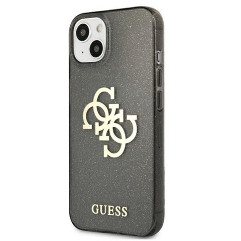 Guess Glitter 4G Big Logo - Etui iPhone 13 mini (czarny) Guess Glitter 4G Big Logo - Etui iPhone 13 mini (czarny)