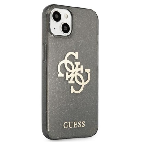 Guess Glitter 4G Big Logo - Etui iPhone 13 mini (czarny) Guess Glitter 4G Big Logo - Etui iPhone 13 mini (czarny)