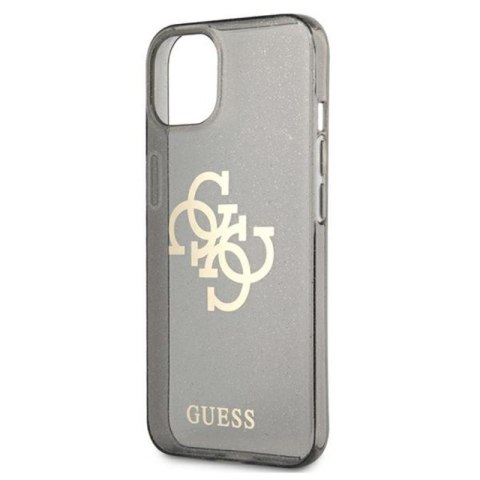 Guess Glitter 4G Big Logo - Etui iPhone 13 mini (czarny) Guess Glitter 4G Big Logo - Etui iPhone 13 mini (czarny)