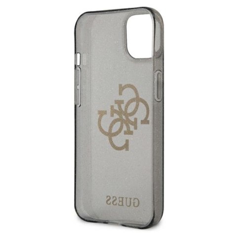 Guess Glitter 4G Big Logo - Etui iPhone 13 mini (czarny) Guess Glitter 4G Big Logo - Etui iPhone 13 mini (czarny)