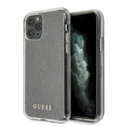 Guess Glitter Case - Etui iPhone 11 Pro (Silver) Guess Glitter Case - Etui iPhone 11 Pro (Silver)