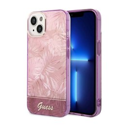 Guess Jungle Case - Etui iPhone 14 Plus (Różowy)