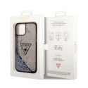 Guess Liquid Glitter Triangle Logo Case - Etui iPhone 14 Plus (czarny)
