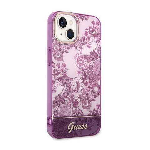 Guess Porcelain Collection - Etui iPhone 14 Plus (fuksja) Guess Porcelain Collection - Etui iPhone 14 Plus (fuksja)