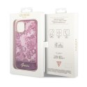 Guess Porcelain Collection - Etui iPhone 14 Plus (fuksja)