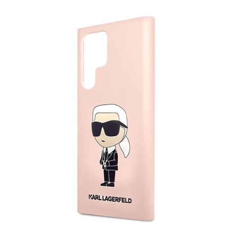 Karl Lagerfeld Silicone NFT Ikonik - Etui Samsung Galaxy S23 Ultra (różowy) Karl Lagerfeld Silicone NFT Ikonik - Etui Samsung Galaxy S23 Ultra (różowy)