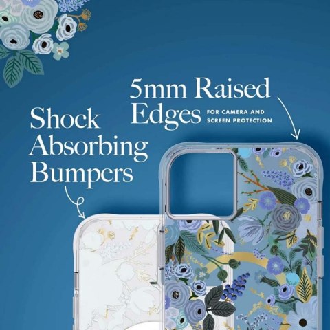 Rifle Paper Clear MagSafe - Etui iPhone 14 Plus (Garden Party Blue) Rifle Paper Clear MagSafe - Etui iPhone 14 Plus (Garden Party Blue)