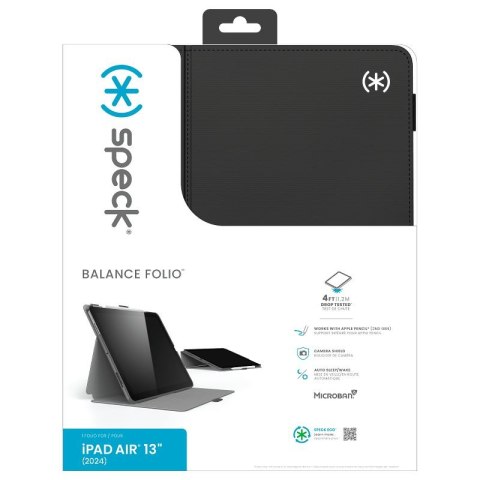 Speck Balance Folio - Etui iPad Air 13" M2 (2024) (Black) Speck Balance Folio - Etui iPad Air 13" M2 (2024) (Black)