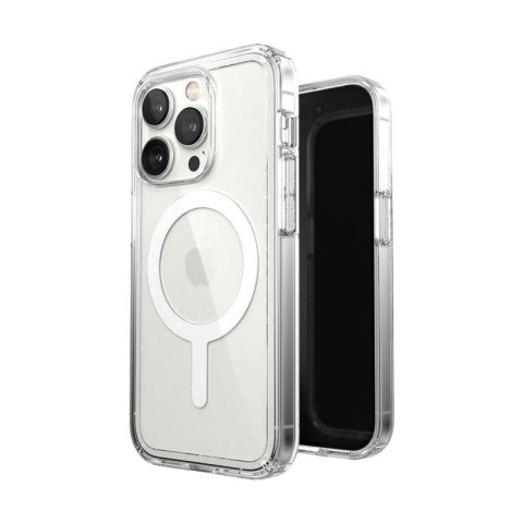 Speck Gemshell + MagSafe - Etui do iPhone 14 Pro z połowką MICROBAN (Clear) Speck Gemshell + MagSafe - Etui do iPhone 14 Pro z połowką MICROBAN (Clear)