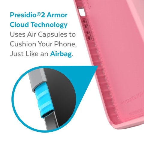Speck Presidio2 Pro - Etui iPhone 13 z powłoką MICROBAN (Rosy Pink/Vintage Rose) Speck Presidio2 Pro - Etui iPhone 13 z powłoką MICROBAN (Rosy Pink/Vintage Rose)