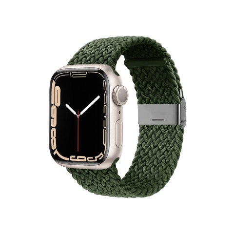 Crong Wave Band - Pleciony pasek do Apple Watch 38/40/41/42 mm (zielony) Crong Wave Band - Pleciony pasek do Apple Watch 38/40/41/42 mm (zielony)