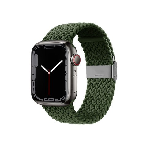 Crong Wave Band - Pleciony pasek do Apple Watch 38/40/41/42 mm (zielony) Crong Wave Band - Pleciony pasek do Apple Watch 38/40/41/42 mm (zielony)