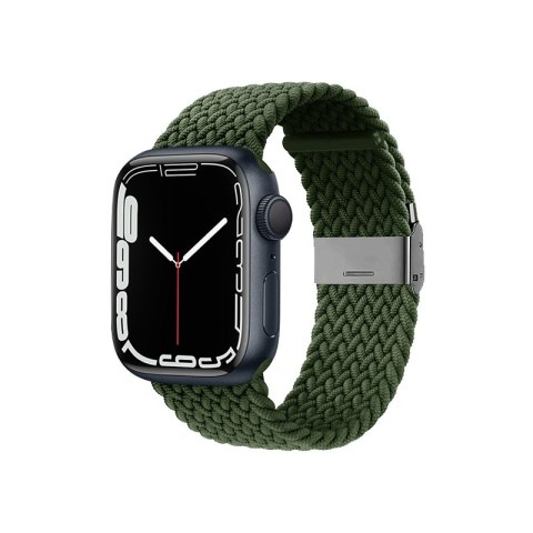 Crong Wave Band - Pleciony pasek do Apple Watch 38/40/41/42 mm (zielony) Crong Wave Band - Pleciony pasek do Apple Watch 38/40/41/42 mm (zielony)