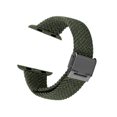 Crong Wave Band - Pleciony pasek do Apple Watch 38/40/41/42 mm (zielony) Crong Wave Band - Pleciony pasek do Apple Watch 38/40/41/42 mm (zielony)