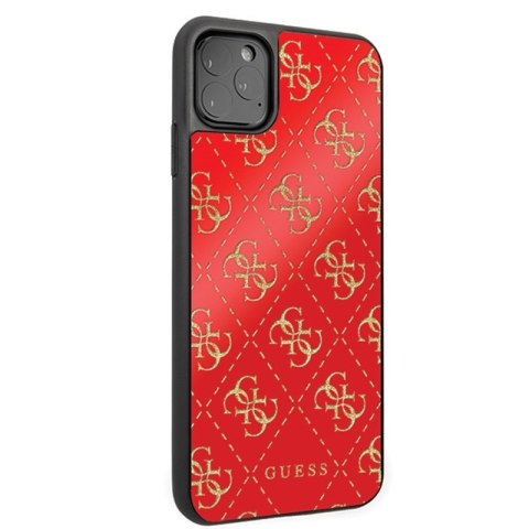 Guess 4G Double Layer Glitter Case - Etui iPhone 11 Pro Max (Red) Guess 4G Double Layer Glitter Case - Etui iPhone 11 Pro Max (Red)