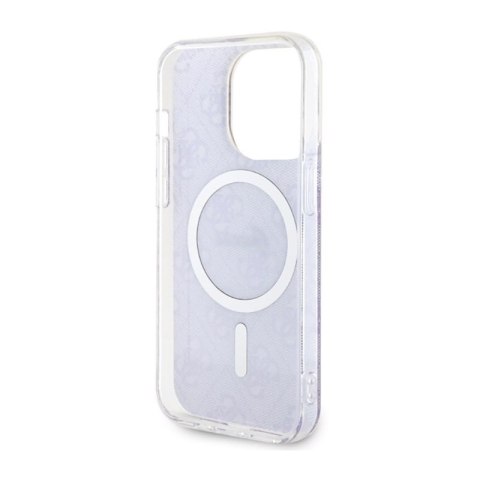 Guess 4G MagSafe - Etui iPhone 14 Pro (Purpurowy) Guess 4G MagSafe - Etui iPhone 14 Pro (Purpurowy)