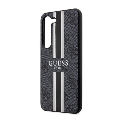 Guess 4G Printed Stripe - Etui Samsung Galaxy S23 (czarny) Guess 4G Printed Stripe - Etui Samsung Galaxy S23 (czarny)