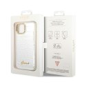 Guess Croco Collection - Etui iPhone 14 Plus (srebrny)