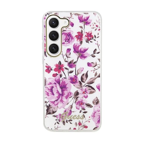 Guess Flower Collection - Etui Samsung Galaxy S23+ (biały) Guess Flower Collection - Etui Samsung Galaxy S23+ (biały)