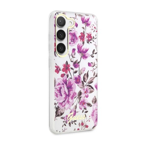 Guess Flower Collection - Etui Samsung Galaxy S23+ (biały) Guess Flower Collection - Etui Samsung Galaxy S23+ (biały)