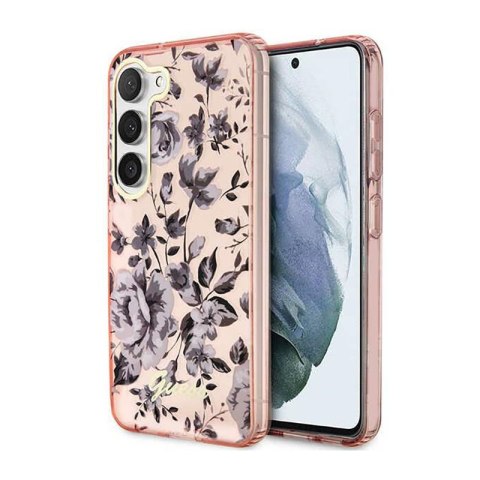 Guess Flower Collection - Etui Samsung Galaxy S23+ (różowy) Guess Flower Collection - Etui Samsung Galaxy S23+ (różowy)
