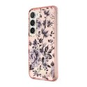 Guess Flower Collection - Etui Samsung Galaxy S23+ (różowy)