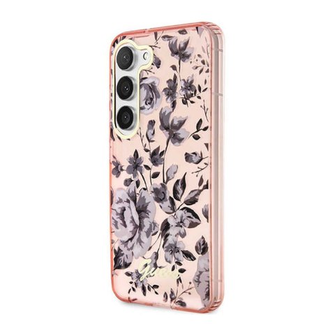 Guess Flower Collection - Etui Samsung Galaxy S23+ (różowy) Guess Flower Collection - Etui Samsung Galaxy S23+ (różowy)