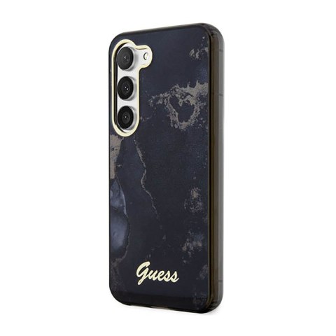 Guess Golden Marble Collection - Etui Samsung Galaxy S23 (czarny) Guess Golden Marble Collection - Etui Samsung Galaxy S23 (czarny)