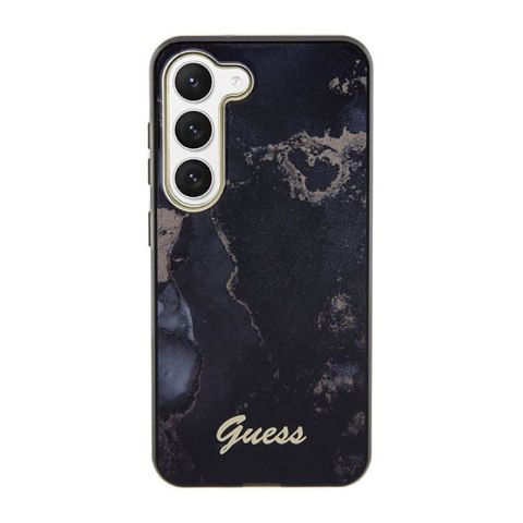 Guess Golden Marble Collection - Etui Samsung Galaxy S23 (czarny) Guess Golden Marble Collection - Etui Samsung Galaxy S23 (czarny)