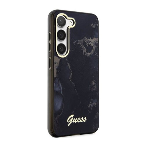 Guess Golden Marble Collection - Etui Samsung Galaxy S23 (czarny) Guess Golden Marble Collection - Etui Samsung Galaxy S23 (czarny)