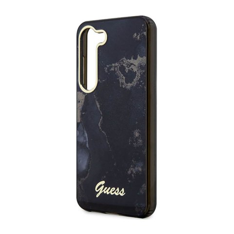 Guess Golden Marble Collection - Etui Samsung Galaxy S23 (czarny) Guess Golden Marble Collection - Etui Samsung Galaxy S23 (czarny)