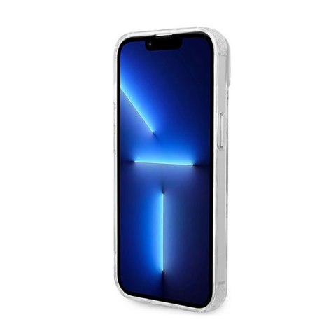 Guess Metal Outline MagSafe - Etui iPhone 14 Plus (przezroczysty / srebrny) Guess Metal Outline MagSafe - Etui iPhone 14 Plus (przezroczysty / srebrny)