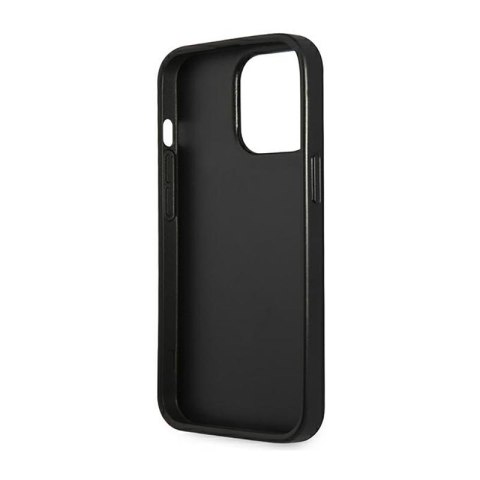 Guess Saffiano Triangle Logo Case - Etui iPhone 14 Pro Max (srebrny) Guess Saffiano Triangle Logo Case - Etui iPhone 14 Pro Max (srebrny)