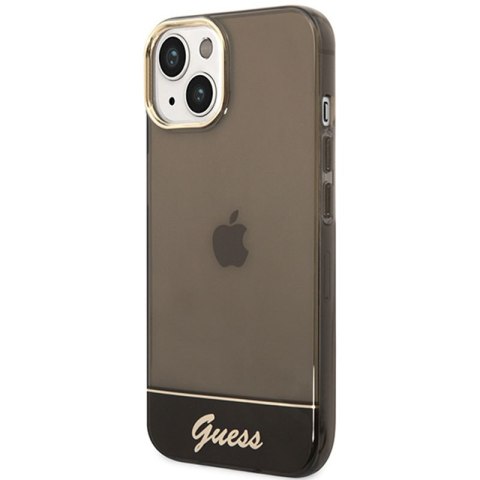 Guess Translucent - Etui iPhone 14 Plus (czarny) Guess Translucent - Etui iPhone 14 Plus (czarny)