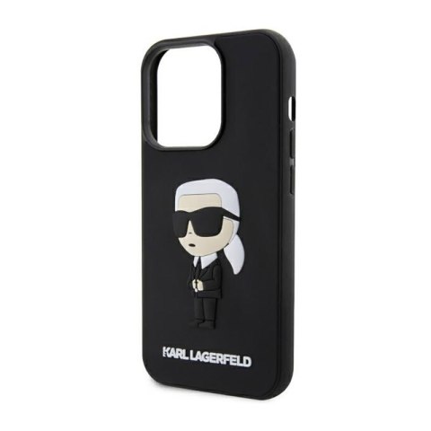 Karl Lagerfeld 3D Rubber NFT Ikonik - Etui iPhone 14 Pro (Czarny) Karl Lagerfeld 3D Rubber NFT Ikonik - Etui iPhone 14 Pro (Czarny)