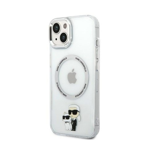 Karl Lagerfeld IML NFT Karl & Choupette MagSafe - Etui iPhone 14 Plus (przezroczysty) Karl Lagerfeld IML NFT Karl & Choupette MagSafe - Etui iPhone 14 Plus (przezroczysty)