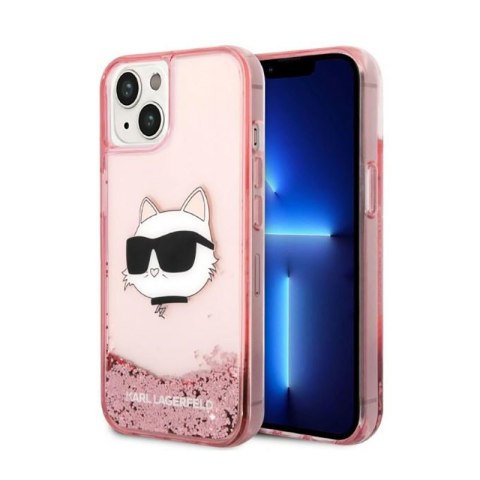 Karl Lagerfeld Liquid Glitter NFT Choupette Head - Etui iPhone 14 Plus (różowy) Karl Lagerfeld Liquid Glitter NFT Choupette Head - Etui iPhone 14 Plus (różowy)