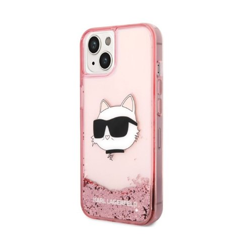 Karl Lagerfeld Liquid Glitter NFT Choupette Head - Etui iPhone 14 Plus (różowy) Karl Lagerfeld Liquid Glitter NFT Choupette Head - Etui iPhone 14 Plus (różowy)