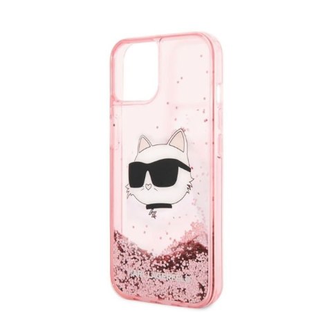 Karl Lagerfeld Liquid Glitter NFT Choupette Head - Etui iPhone 14 Plus (różowy) Karl Lagerfeld Liquid Glitter NFT Choupette Head - Etui iPhone 14 Plus (różowy)