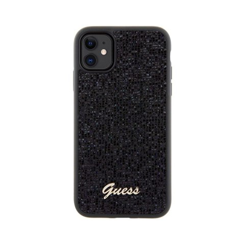 Guess Disco Metal Script - Etui iPhone 11 (czarny) Guess Disco Metal Script - Etui iPhone 11 (czarny)