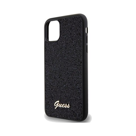 Guess Disco Metal Script - Etui iPhone 11 (czarny) Guess Disco Metal Script - Etui iPhone 11 (czarny)