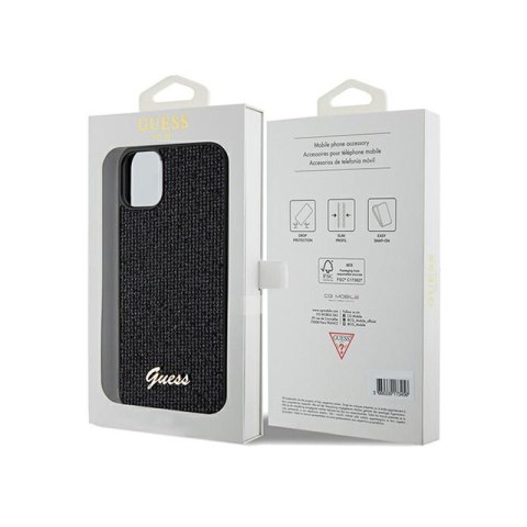 Guess Disco Metal Script - Etui iPhone 11 (czarny) Guess Disco Metal Script - Etui iPhone 11 (czarny)
