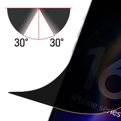 3mk Silky Matt Privacy - Matowa folia prywatyzująca do iPhone 16 Pro Max 3mk Silky Matt Privacy - Matowa folia prywatyzująca do iPhone 16 Pro Max