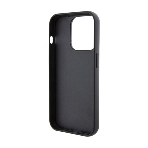 Karl Lagerfeld Gripstand Saffiano Choupette Pins - Etui iPhone 15 Pro (czarny) Karl Lagerfeld Gripstand Saffiano Choupette Pins - Etui iPhone 15 Pro (czarny)