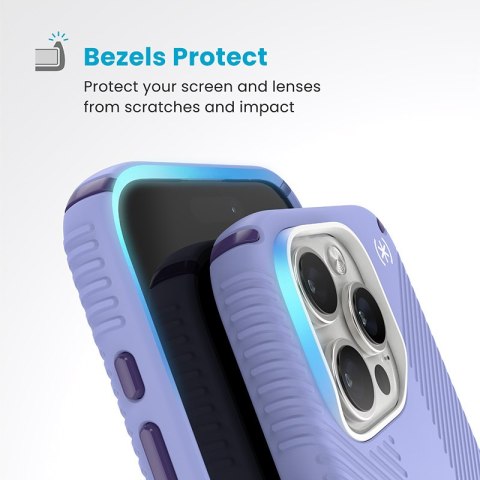 Speck Presidio2 Grip ClickLock & MagSafe - Etui iPhone 16 Pro (Future Lavender / Cassis Purple / White) Speck Presidio2 Grip ClickLock & MagSafe - Etui iPhone 16 Pro (Future Lavender / Cassis Purple / White)