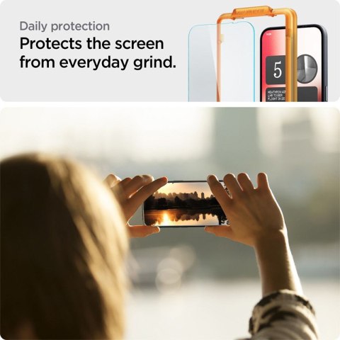Spigen Alm Glas.TR 2-Pack - Szkło hartowane do Nothing Phone 2a / 2a Plus (2 szt.) (Przezroczysty) Spigen Alm Glas.TR 2-Pack - Szkło hartowane do Nothing Phone 2a / 2a Plus (2 szt.) (Przezroczysty)