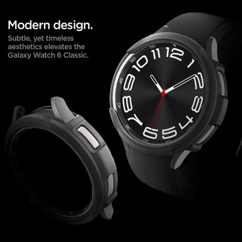 Spigen Liquid Air - Obudowa do Samsung Galaxy Watch 6 Classic 47 mm (Czarny) Spigen Liquid Air - Obudowa do Samsung Galaxy Watch 6 Classic 47 mm (Czarny)