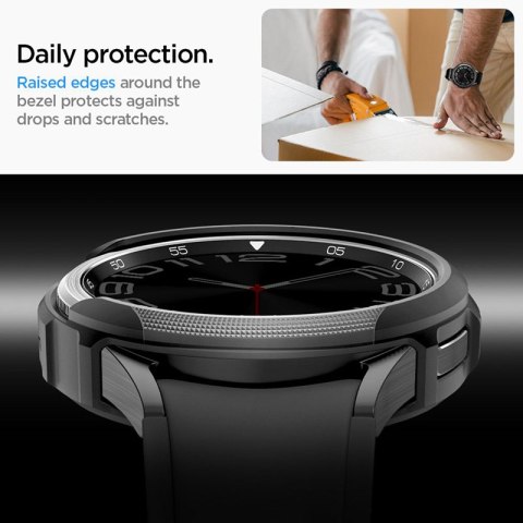 Spigen Liquid Air - Obudowa do Samsung Galaxy Watch 6 Classic 47 mm (Czarny) Spigen Liquid Air - Obudowa do Samsung Galaxy Watch 6 Classic 47 mm (Czarny)