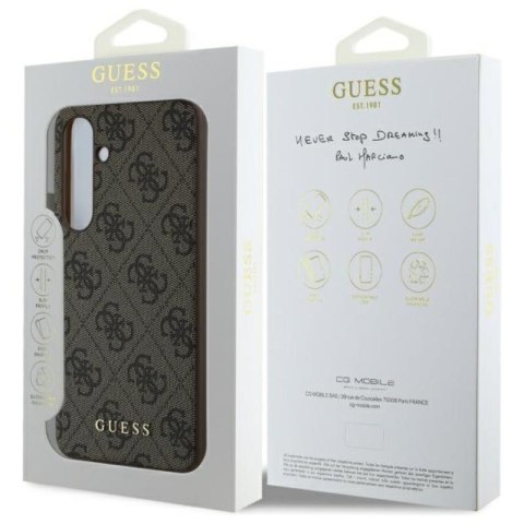 Guess 4G Charms Collection - Etui Samsung Galaxy S24 FE (brazowy) Guess 4G Charms Collection - Etui Samsung Galaxy S24 FE (brazowy)