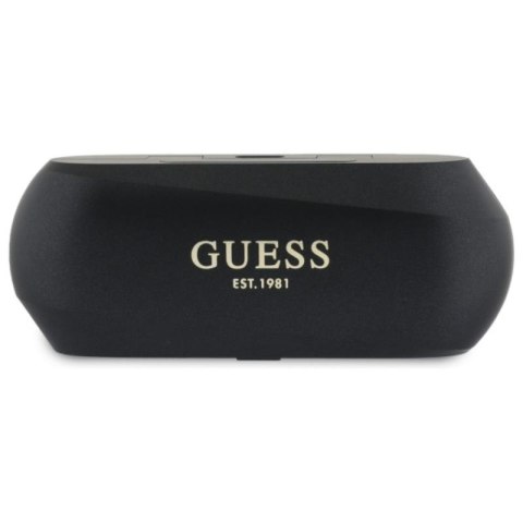Guess Elongated Metalic Printed Logo - Słuchawki Bluetooth TWS + etui ładujące (czarny) Guess Elongated Metalic Printed Logo - Słuchawki Bluetooth TWS + etui ładujące (czarny)